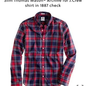 J Crew Thomas Mason ARCHIVEin 1887 Check